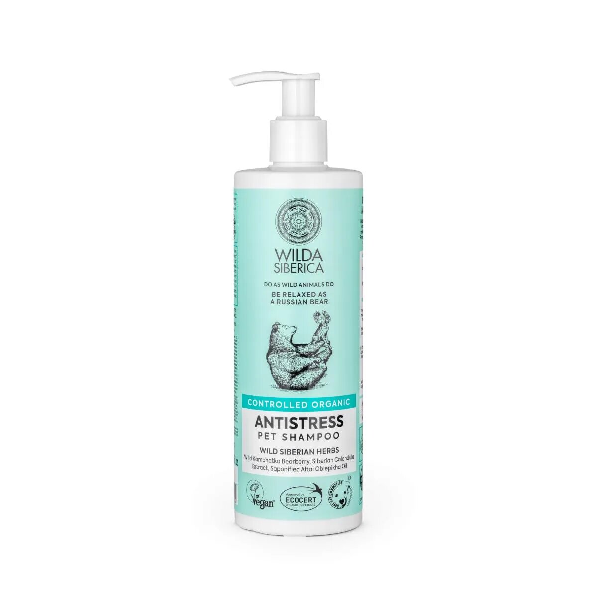 WILDA SIBERICA Antistress șampon câini și pisici anti-mâncărime calmant flacon 400ml