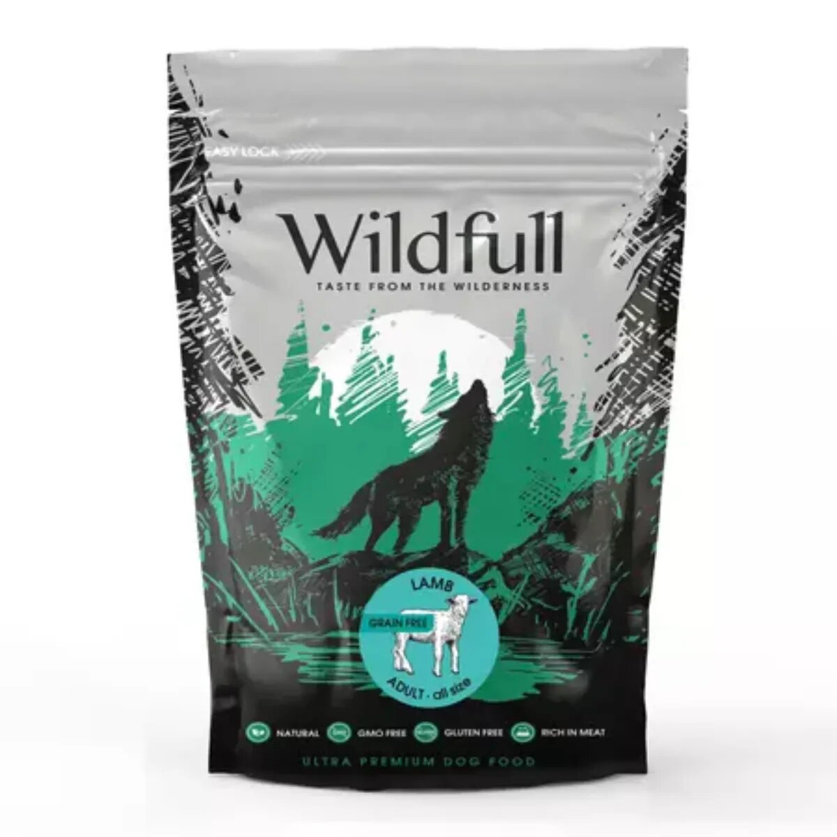WILDFULL Adult All Size XS-XL Miel hrană uscată fără cereale câini 2kg