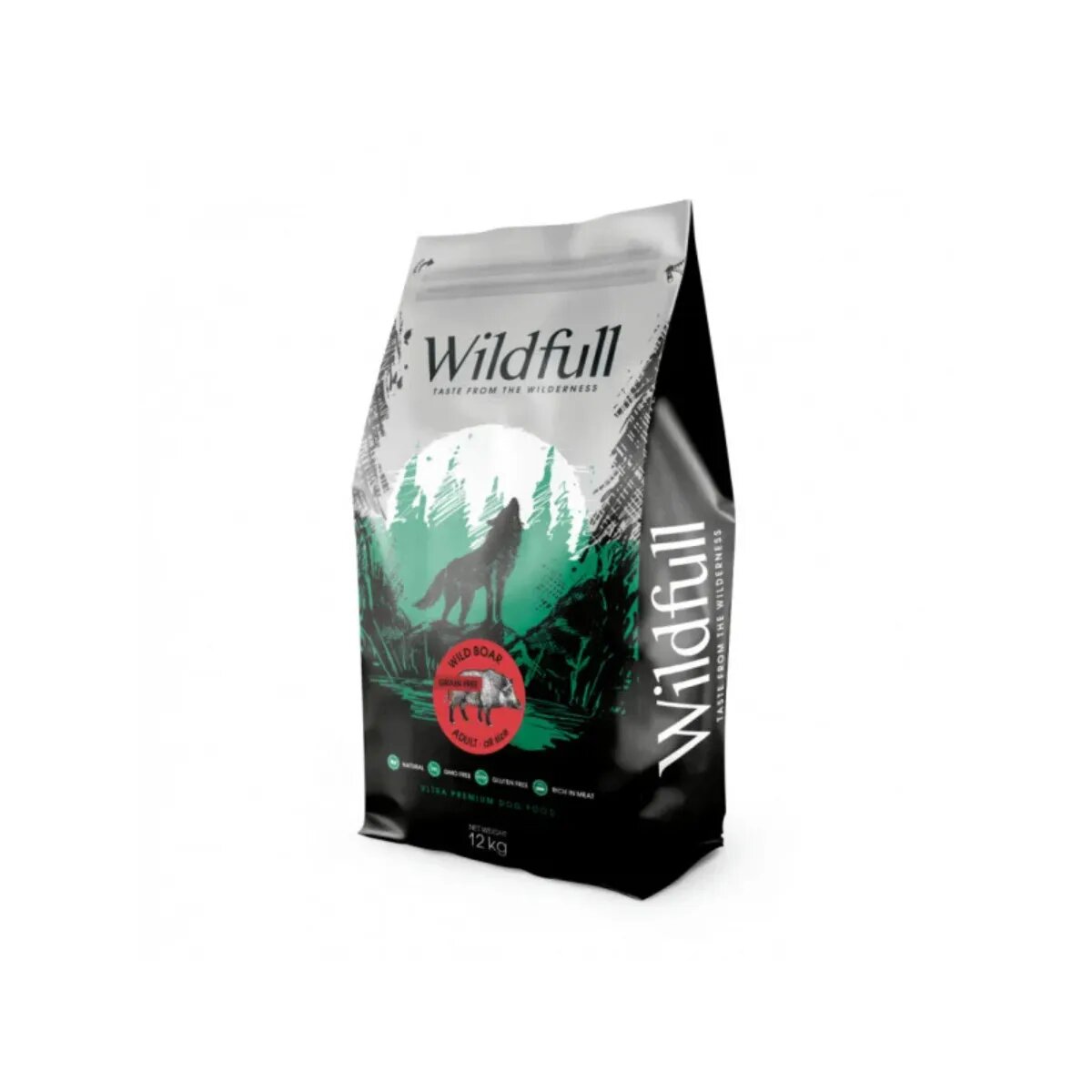WILDFULL Adult All Size XS-XL Mistreț hrană uscată fără cereale câini 12kg