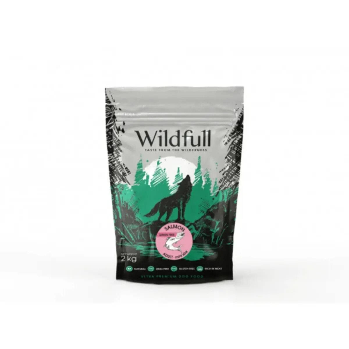 WILDFULL Adult Mini Size XS-S Somon hrană uscată fără cereale câini 2kg