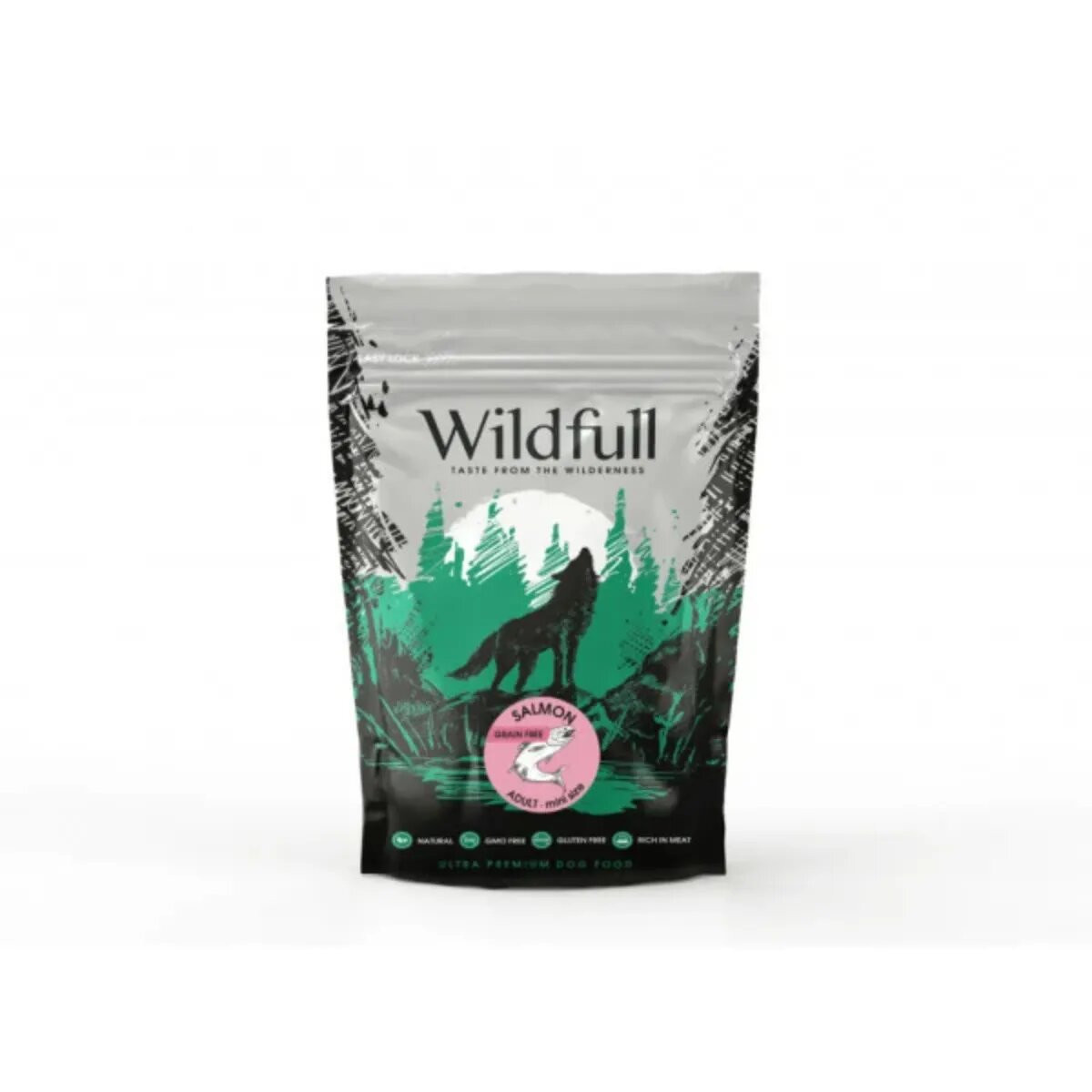 WILDFULL Adult Mini Size XS-S Somon hrană uscată fără cereale câini 500g