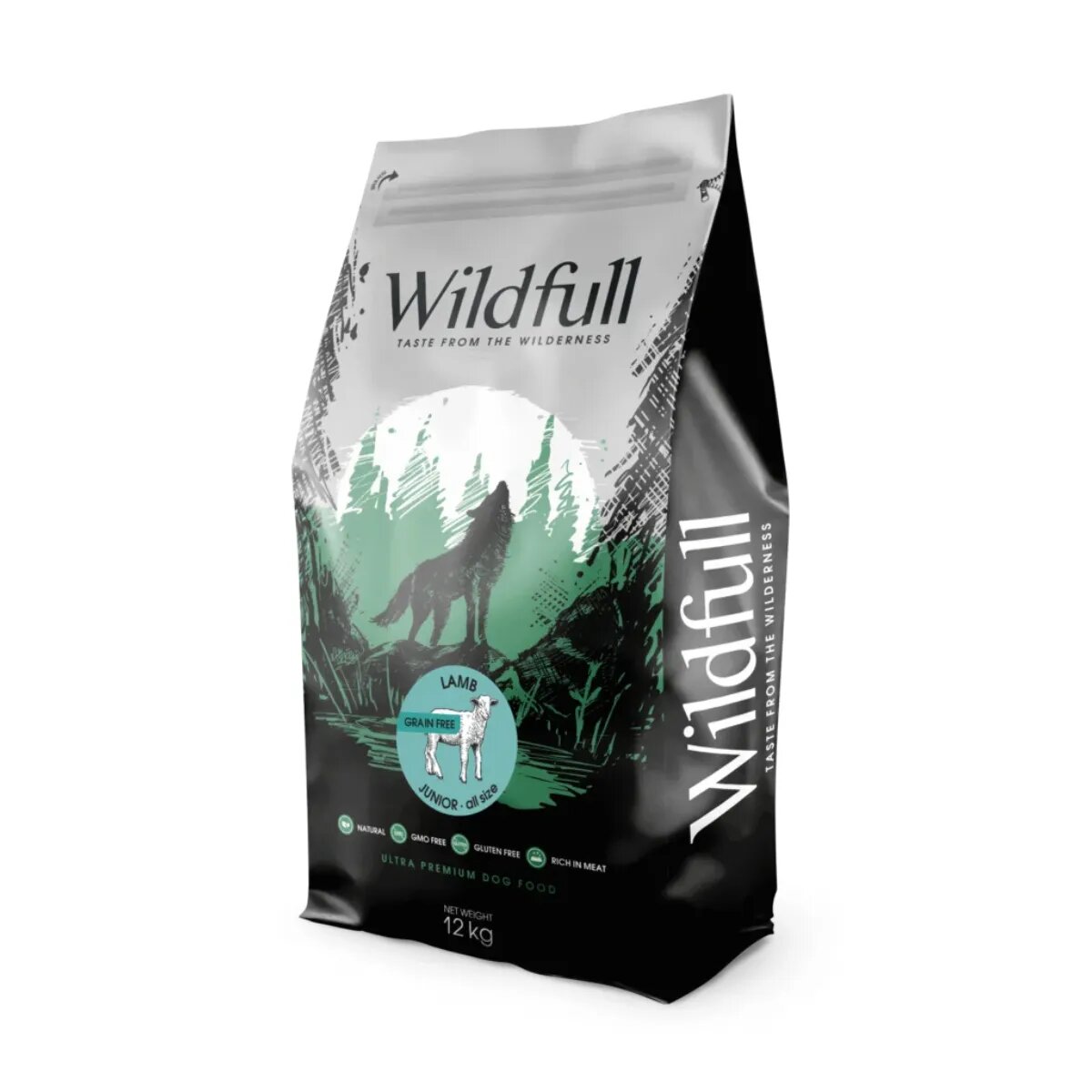 WILDFULL Junior All Size XS-XL Miel hrană uscată fără cereale câini junior 12kg