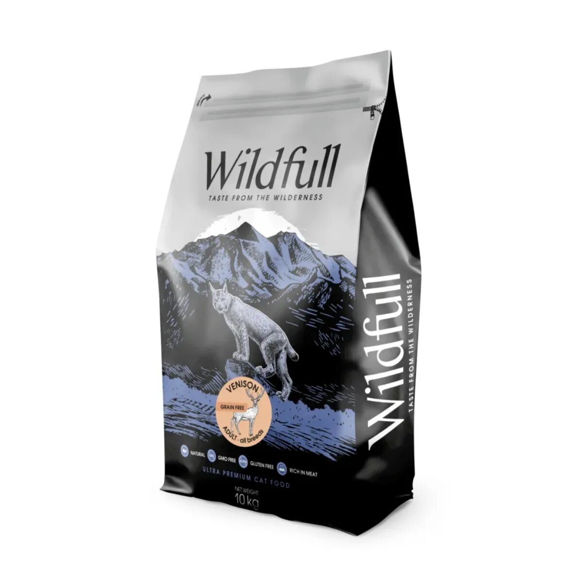 WILDFULL Venison Căprioară hrană uscată fără cereale pisici 10kg