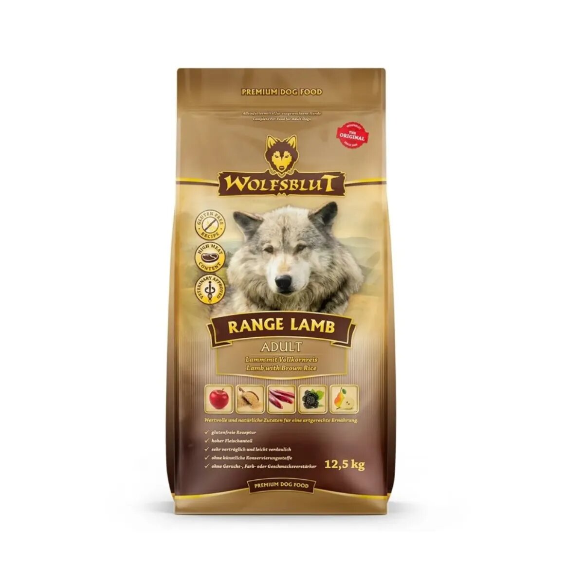 WOLFSBLUT Range XS-XL Miel hrană uscată câini 12.5kg