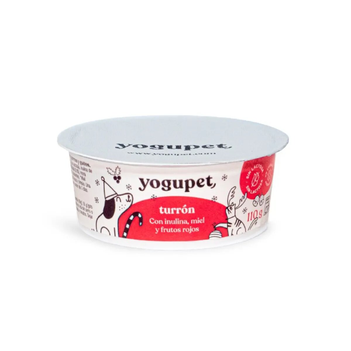 YOGUPET Christmas iaurt cu turrón XS-XL recompense câini (topping) multipack 110g x 2buc