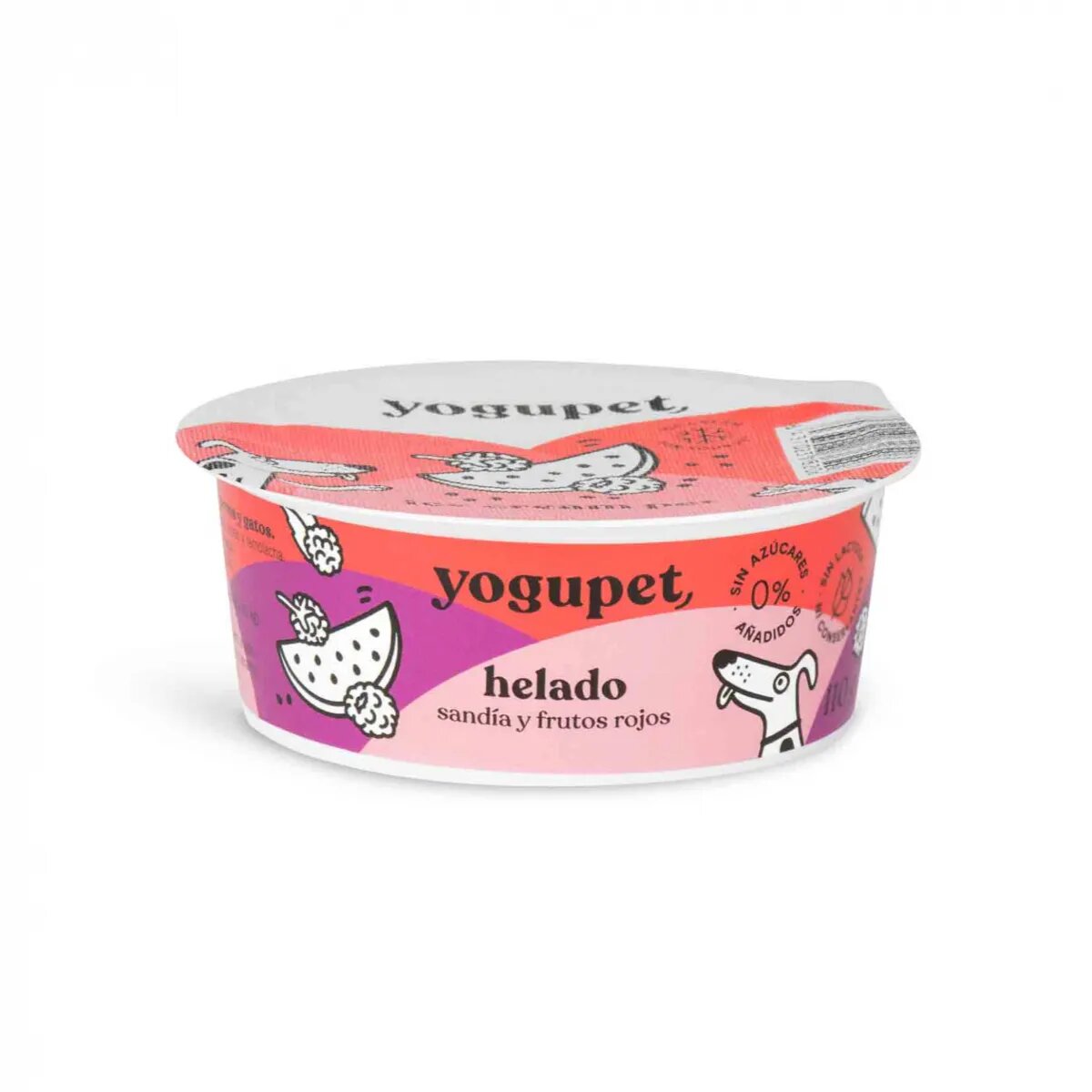 YOGUPET Inghetata cu pepene verde ș fructe de pădure XS-XL Fructe recompense câini 110g
