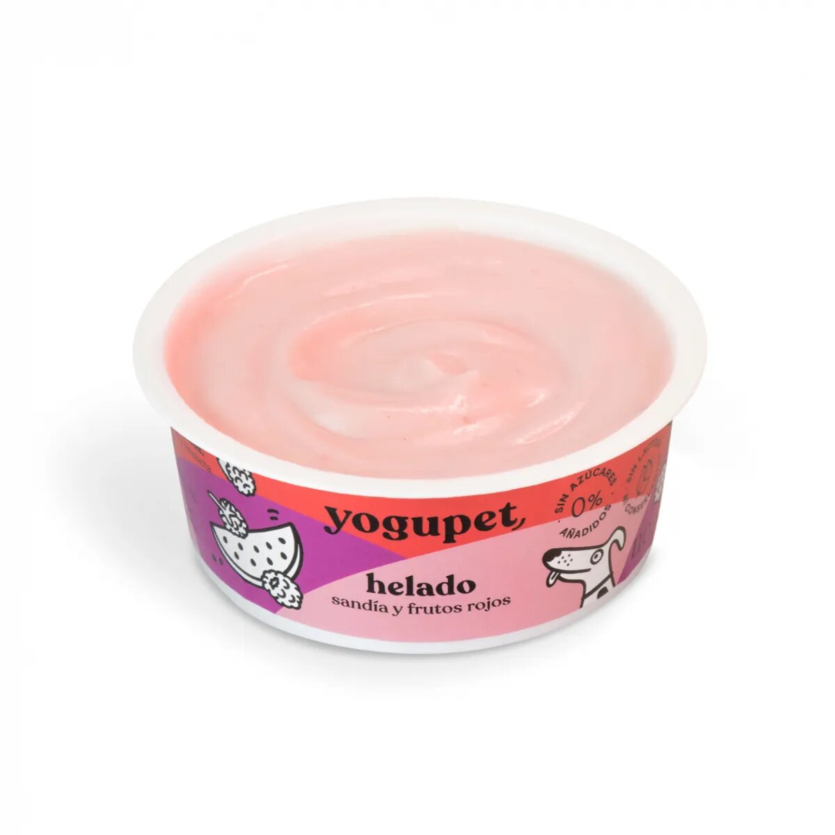 YOGUPET Inghetata cu pepene verde ș fructe de pădure XS-XL Fructe recompense câini 110g
