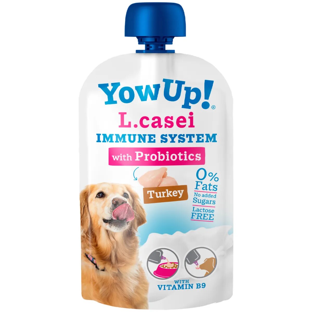 YOWUP! L Casei XS-XL Curcan recompense funcționale câini sistem imunitar sistem digestiv (topping) 115g