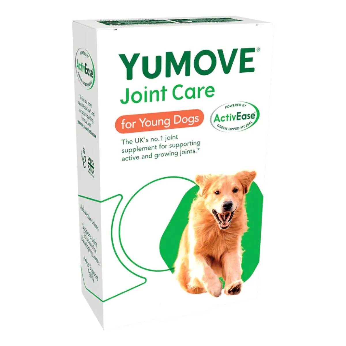 YuMOVE Joint Care for Young Dogs XS-XL supliment sistem articular câini junior & adult cutie 60 comprimate