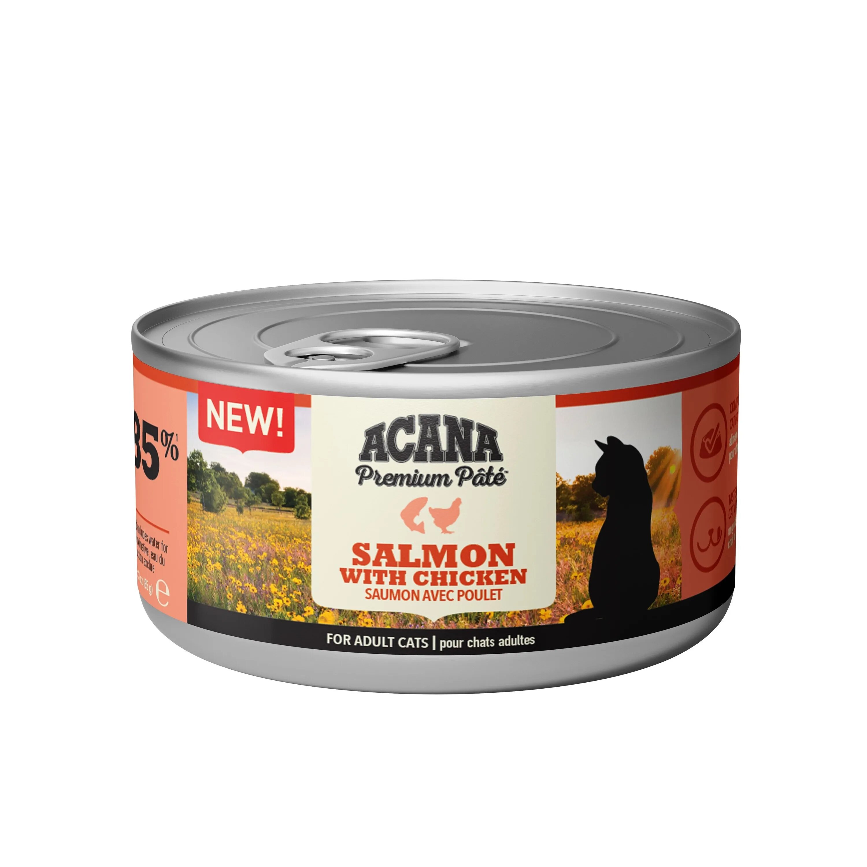 Acana Hrana Umeda Pisici Cat Conserva Somon si Pui 85 g