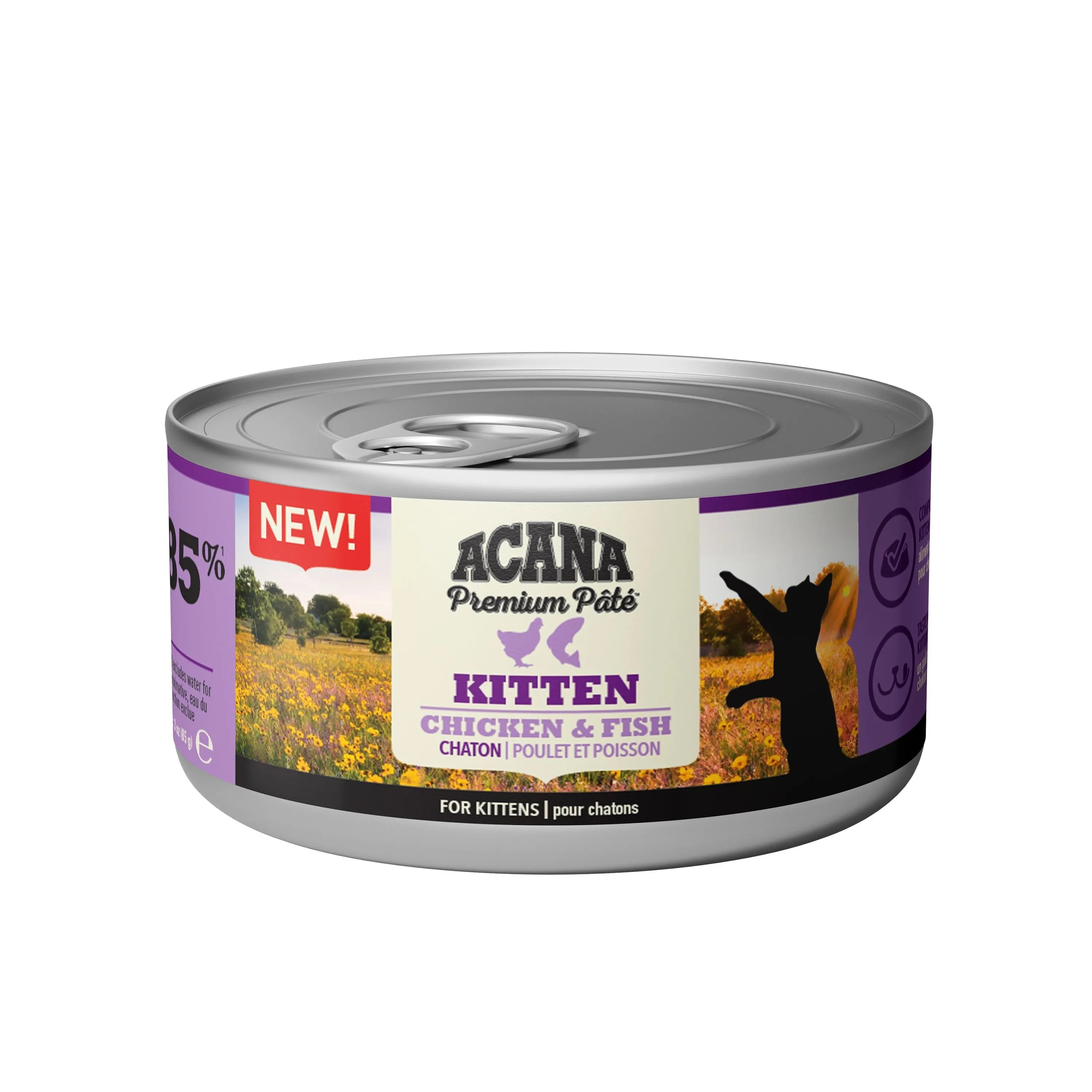 Acana Hrana Umeda Pisici Junior Cat Conserva Pui si Peste 85 g