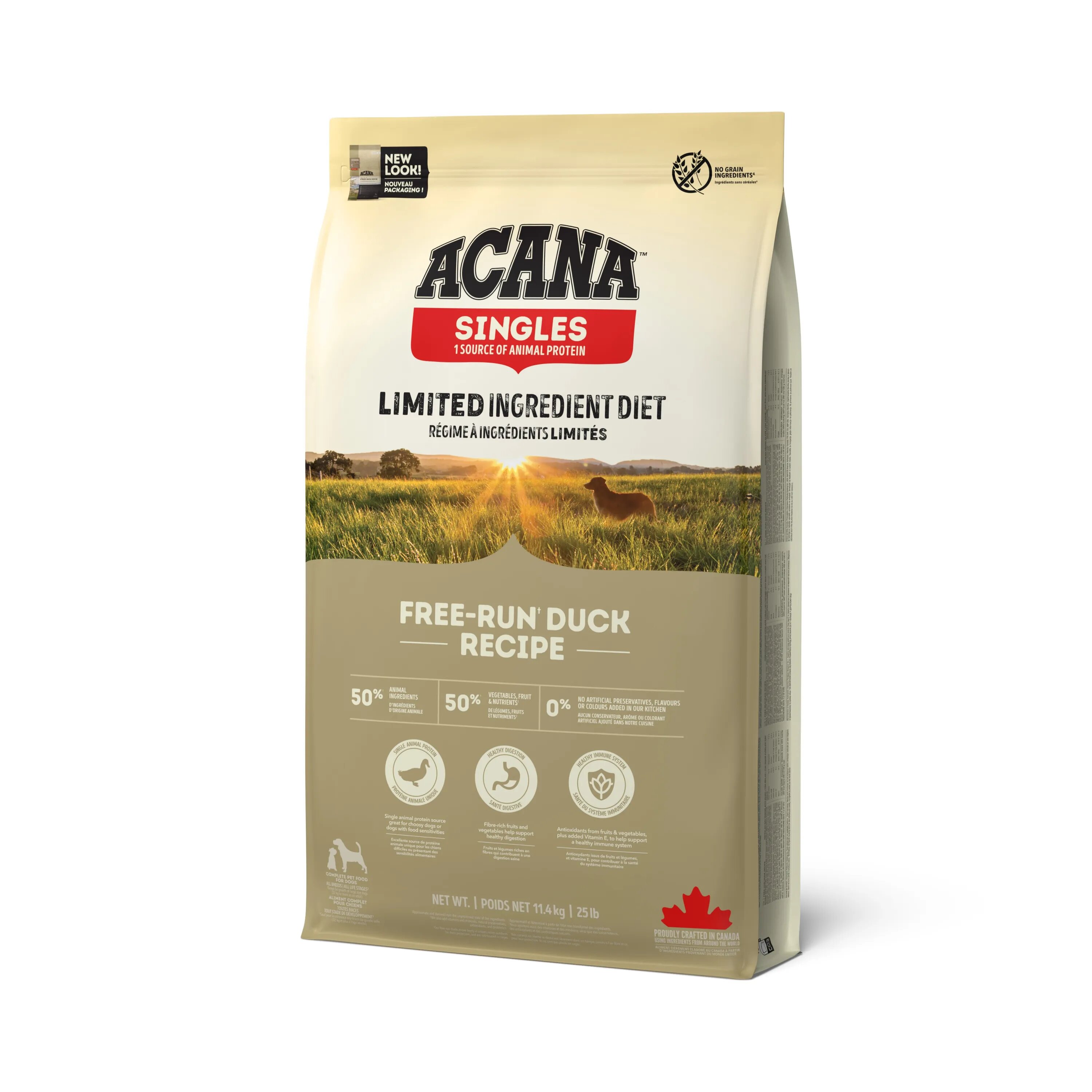 Acana Hrana Uscata Caini Dog Free Run Duck Rata & Pere 11.4 kg