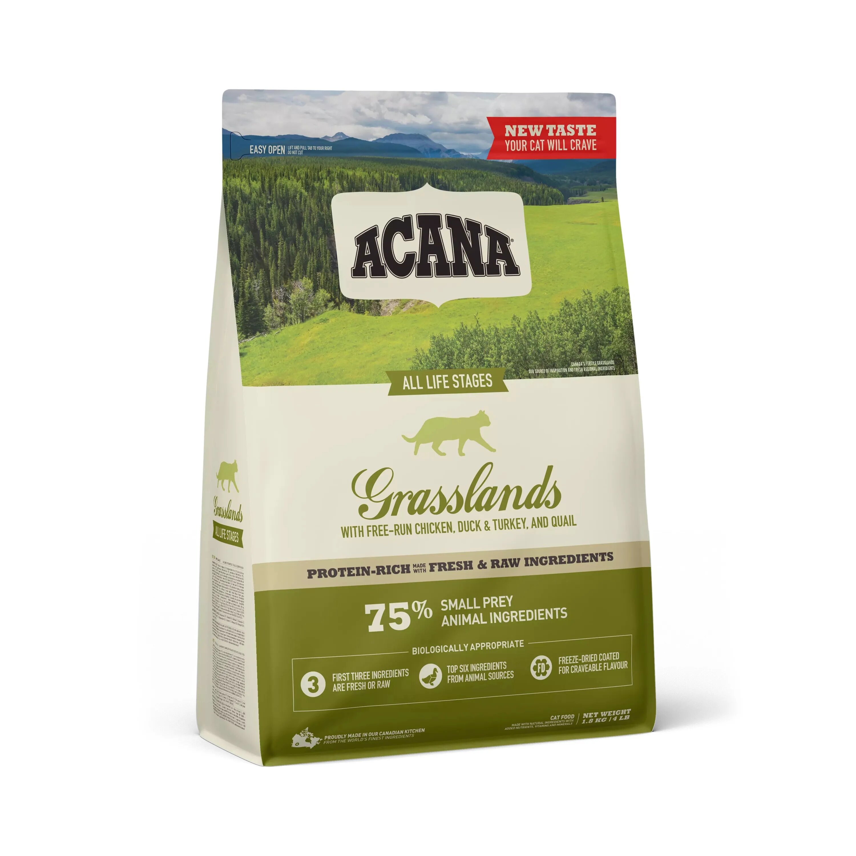Acana Hrana Uscata Pisici Cat Grasslands 1.8 kg