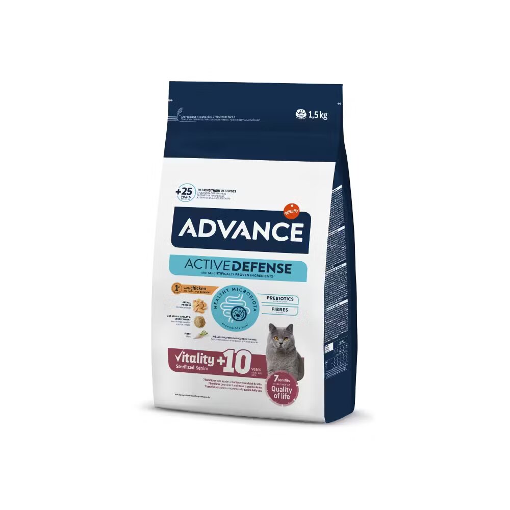 Advance Cat Vitality Sterilised Senior 10+ 1.5 kg