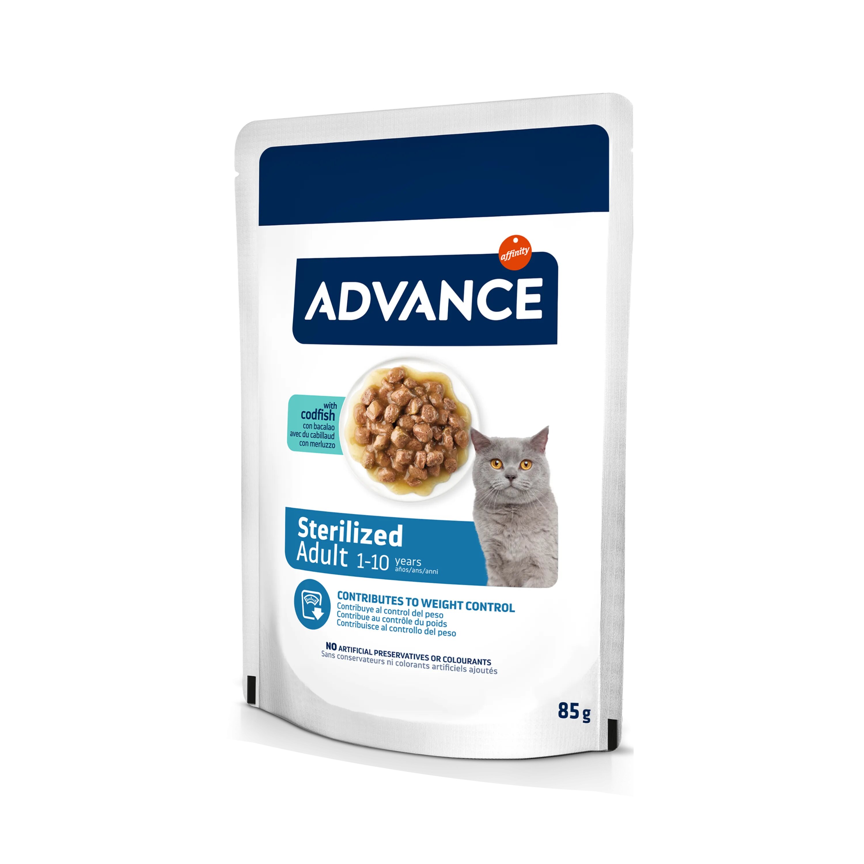 Advance Cat Wet Sterilized Cod 85 g