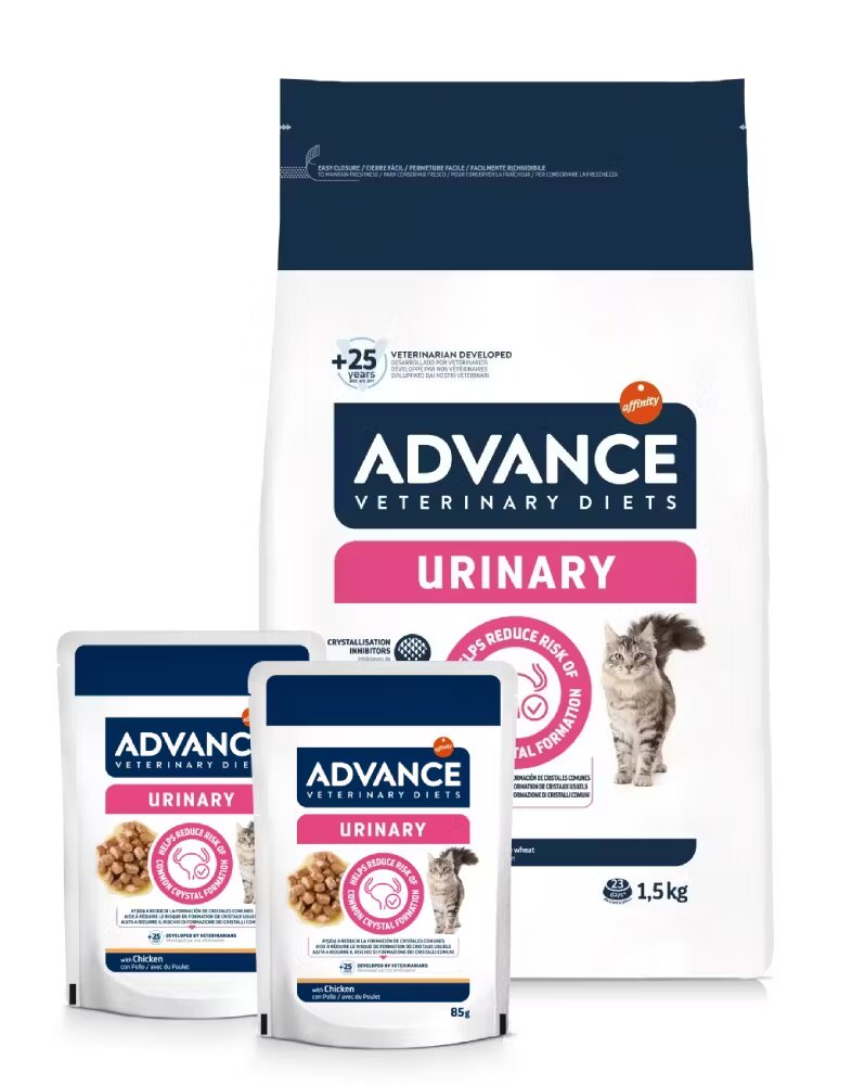 Advance Diets Advance Veterinary Diets Cat Urinary 1.5 kg + 2x Advance Veterinary Diets Cat Urinary 85 g
