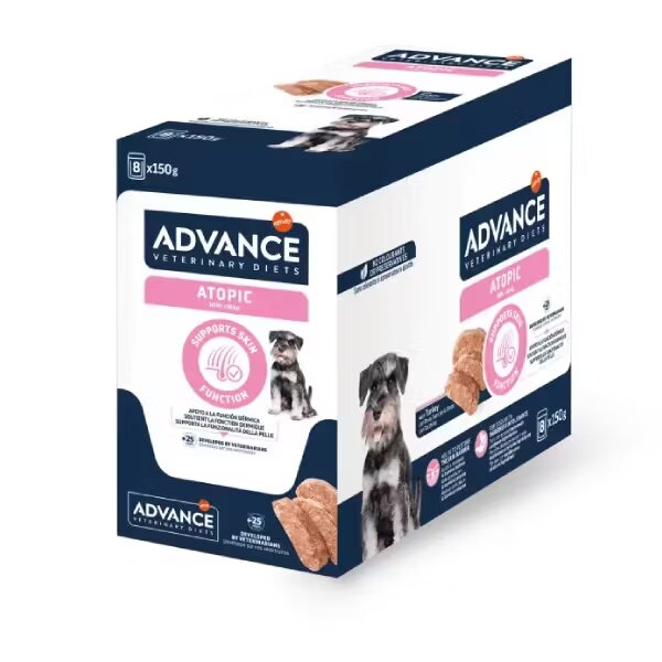 Advance Diets Advance Veterinary Diets Dog Atopic Derma Care 8x150 g
