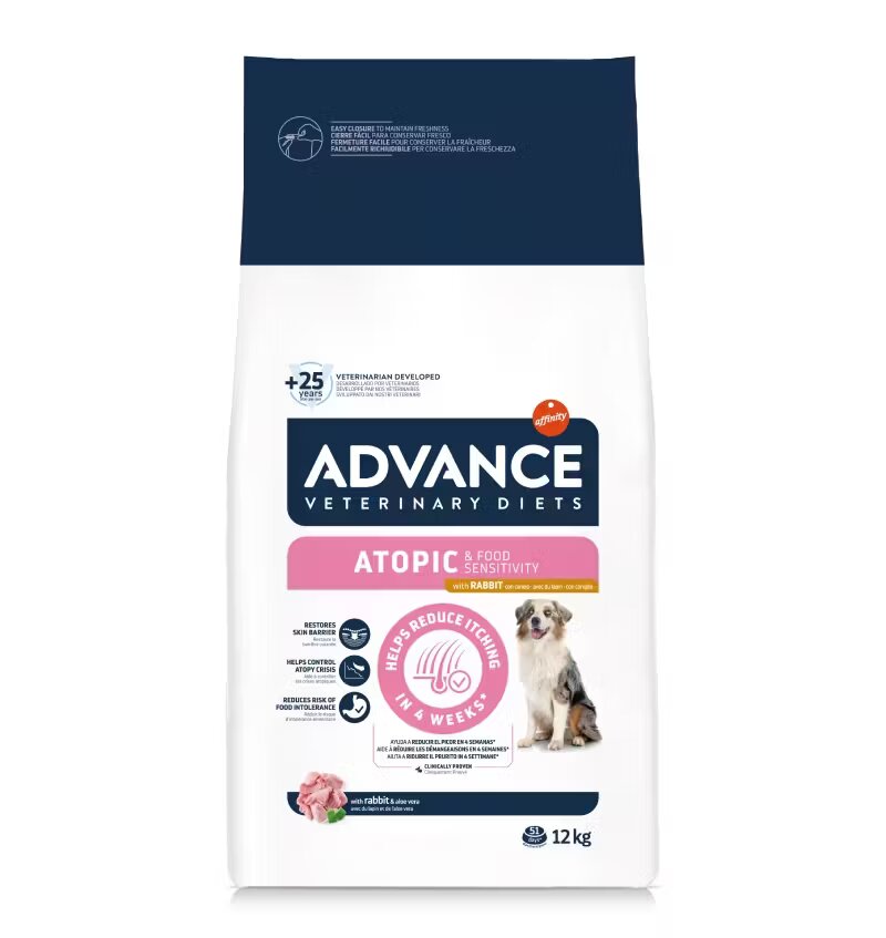 Advance Diets Advance Veterinary Diets Dog Atopic Derma Care No Grain cu Iepure 12 kg