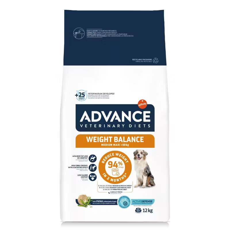 Advance Diets Advance Veterinary Diets Dog Weight Balance Medium - Maxi 12 kg