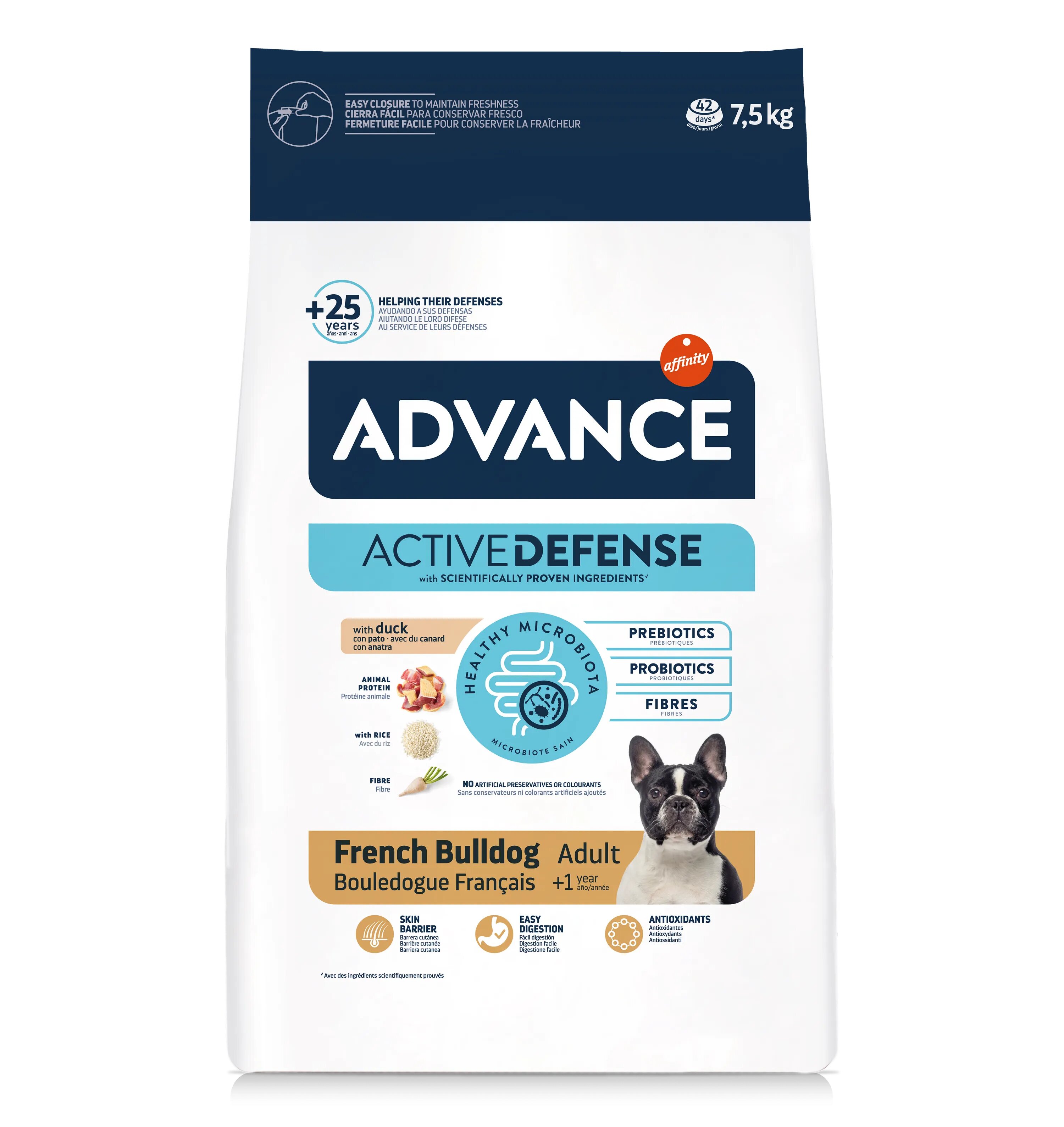 Advance Dog Bulldog Francez Adult 7.5 kg