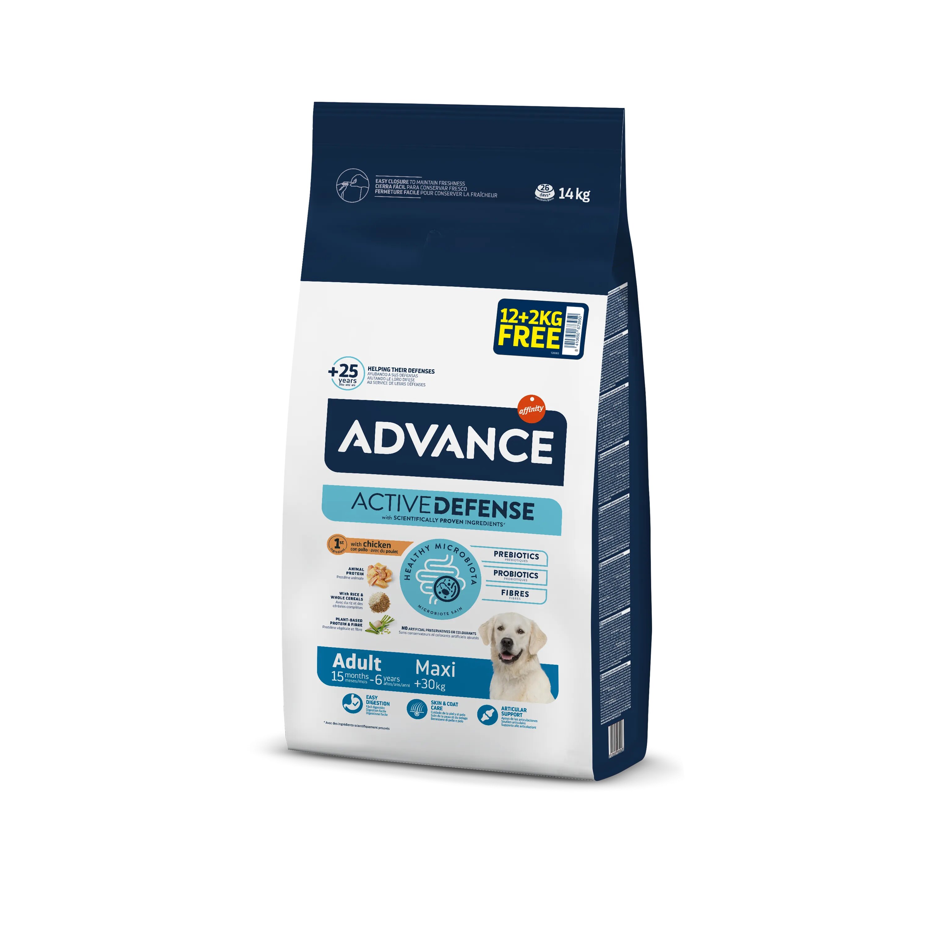 Advance Dog Maxi Adult 12+2 kg