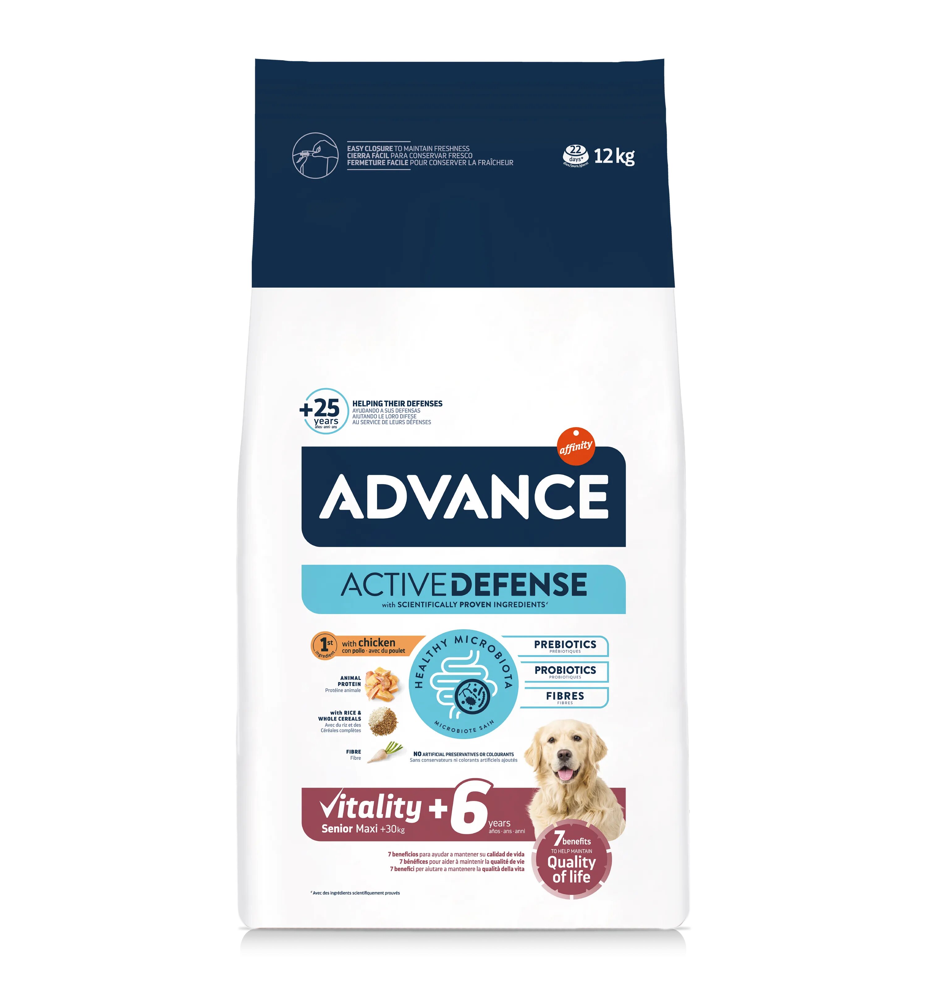 Advance Dog Maxi Senior Vitality 12 kg