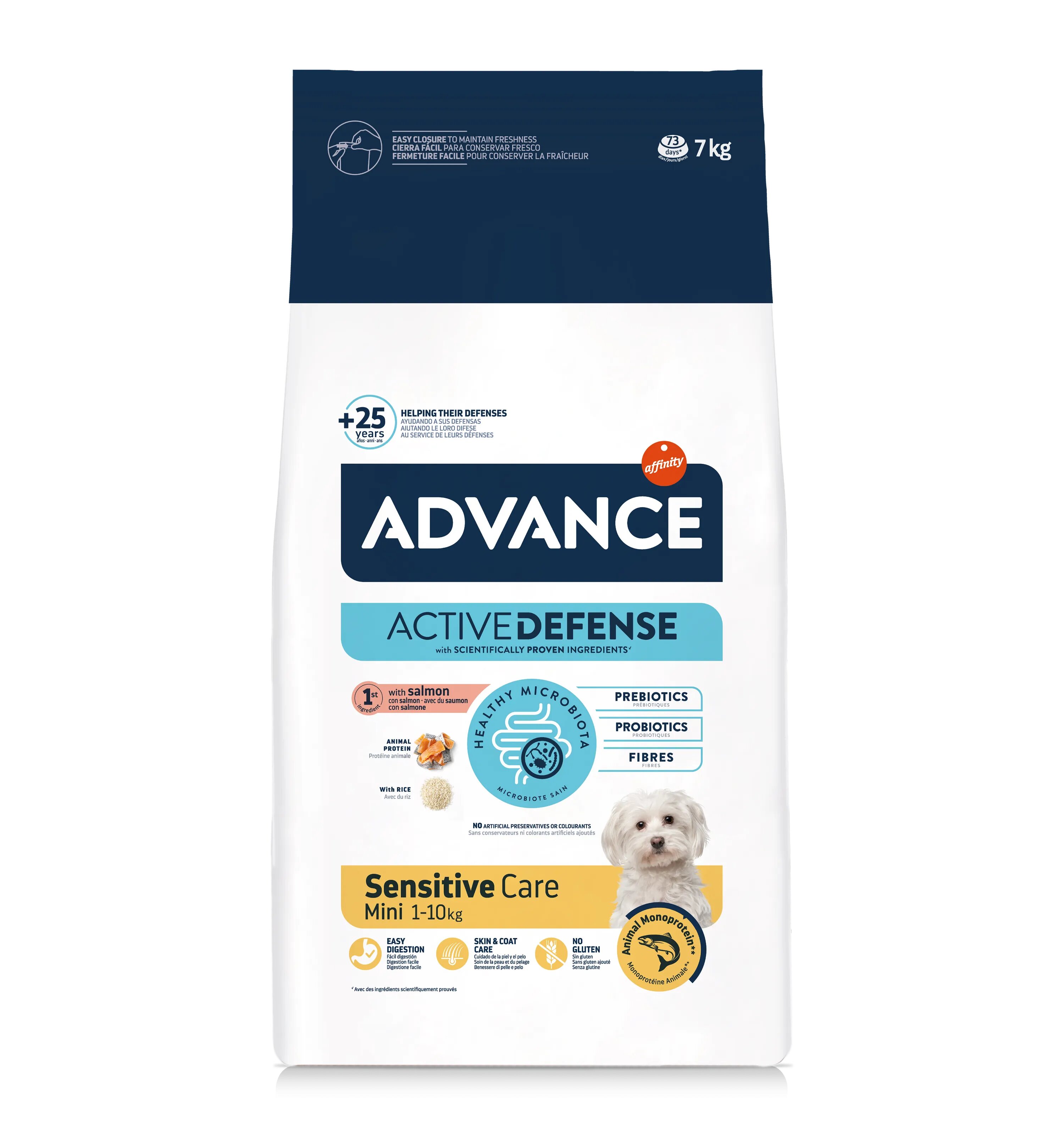 Advance Dog Mini Sensitive Somon & Orez 7 kg