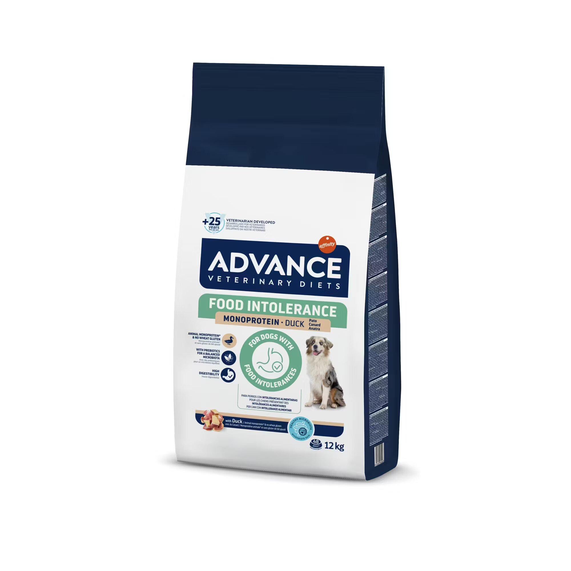 Advance Hrana Uscata Caini Dog Food Intolerance Rata 12 kg