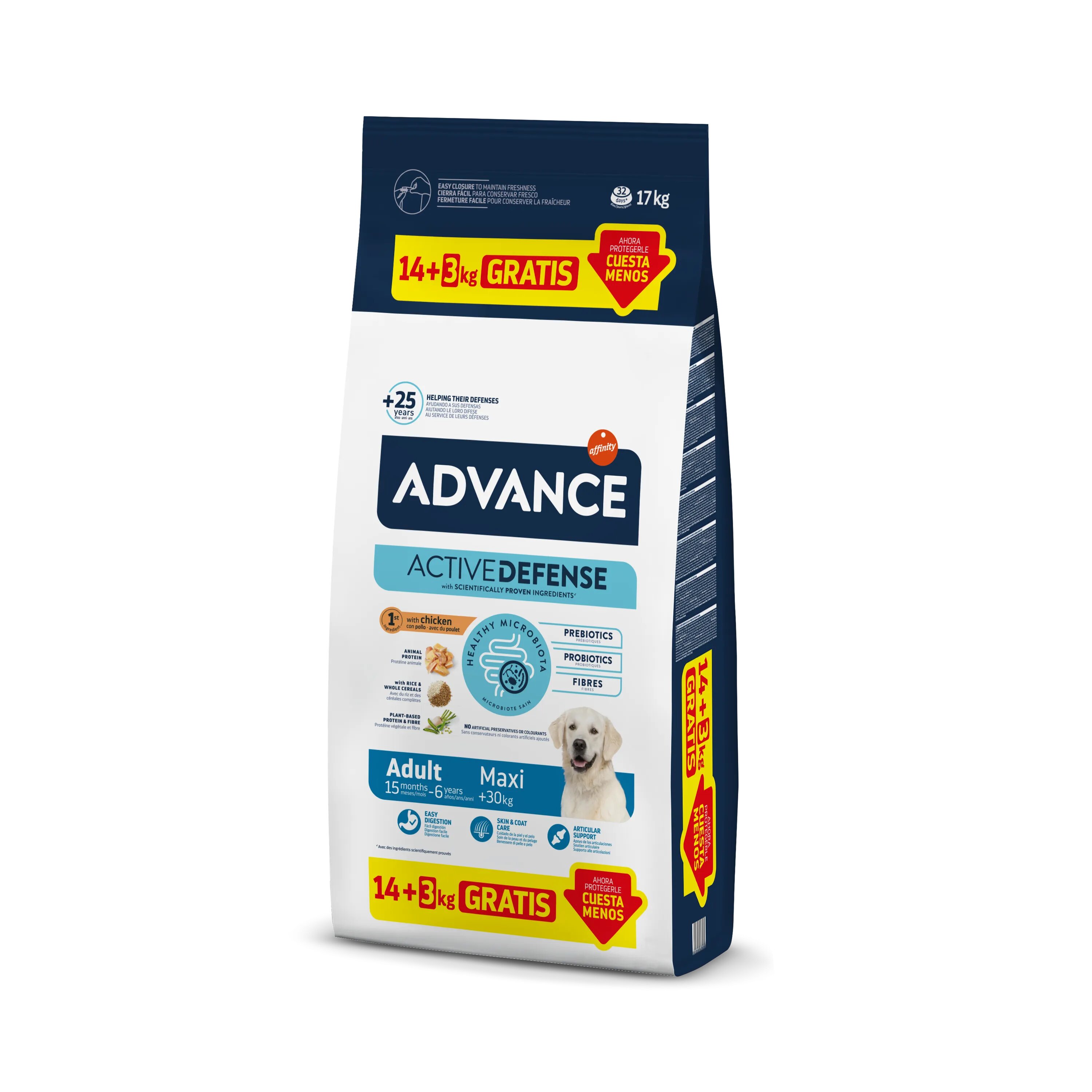 Advance Hrana Uscata Caini Dog Maxi Adult 14+3 kg