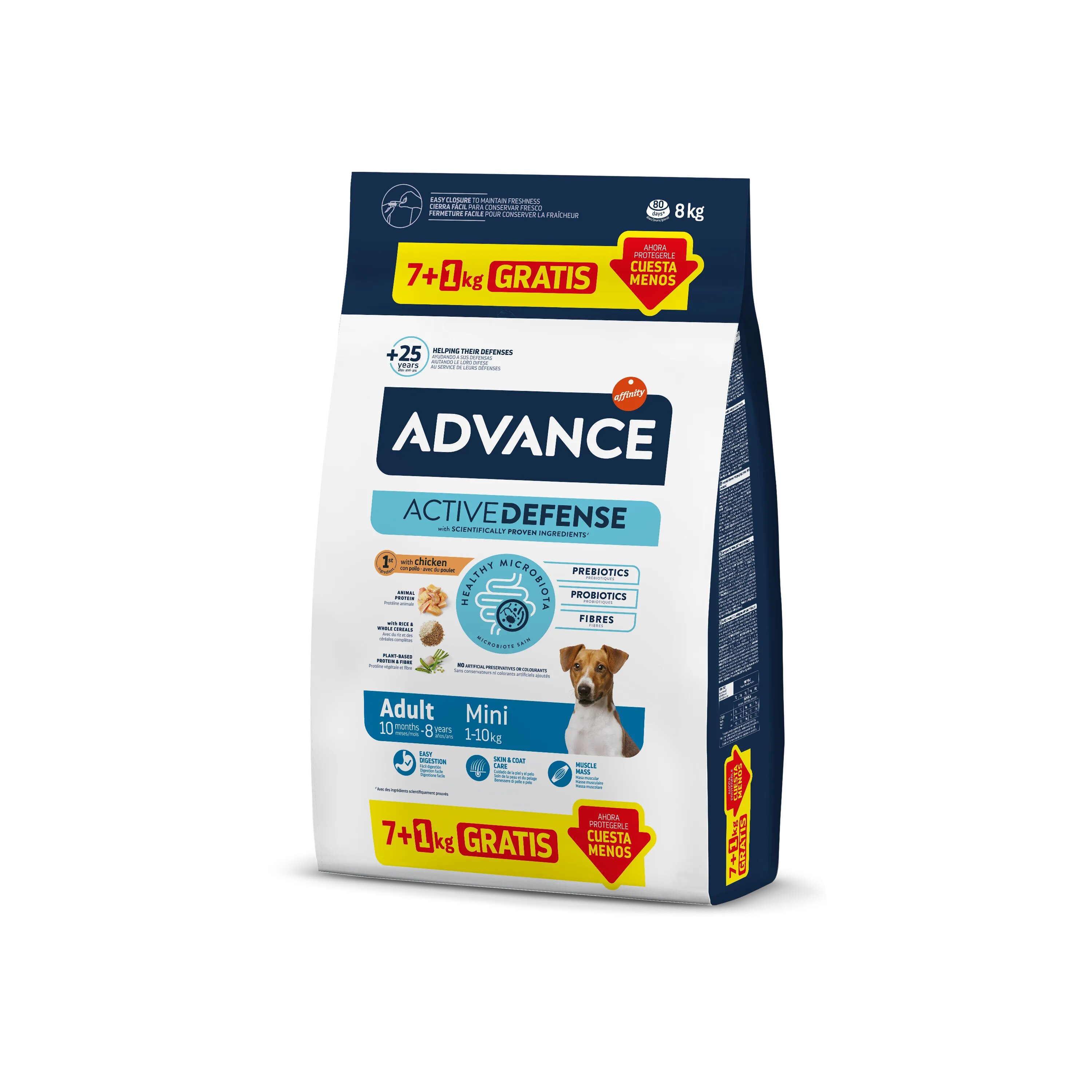 Advance Hrana Uscata Caini Dog Mini Adult 7+1 kg