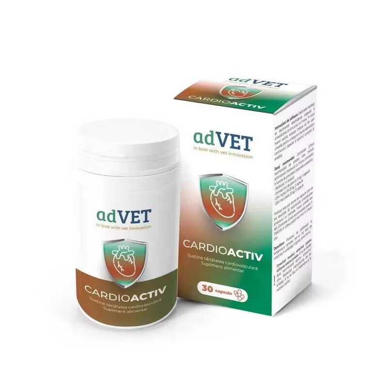 adVET Cardioactiv supliment alimentar 30 capsule