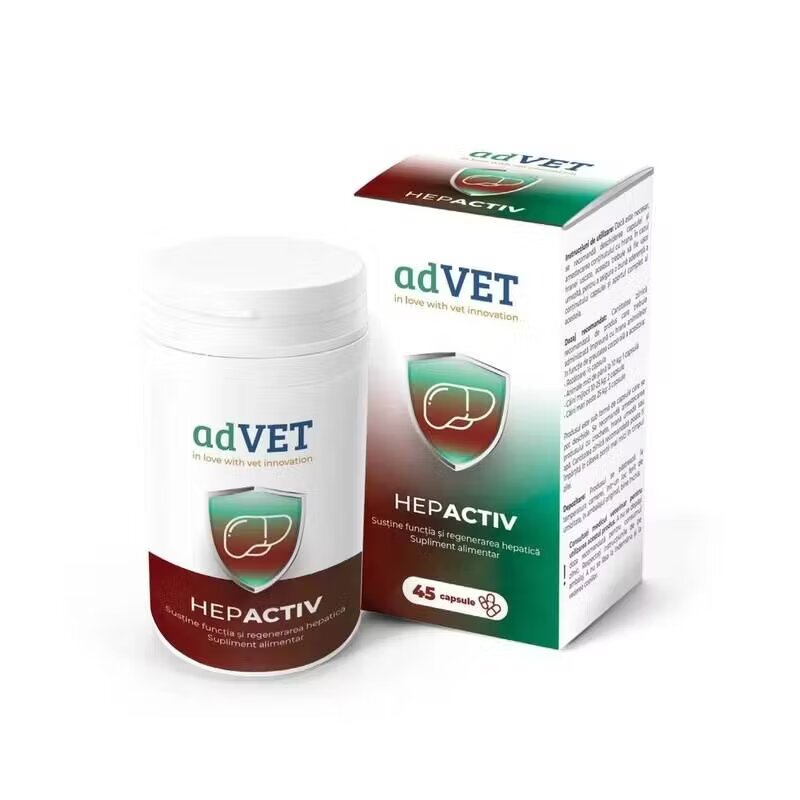 adVET Hepactiv supliment alimentar 45 capsule