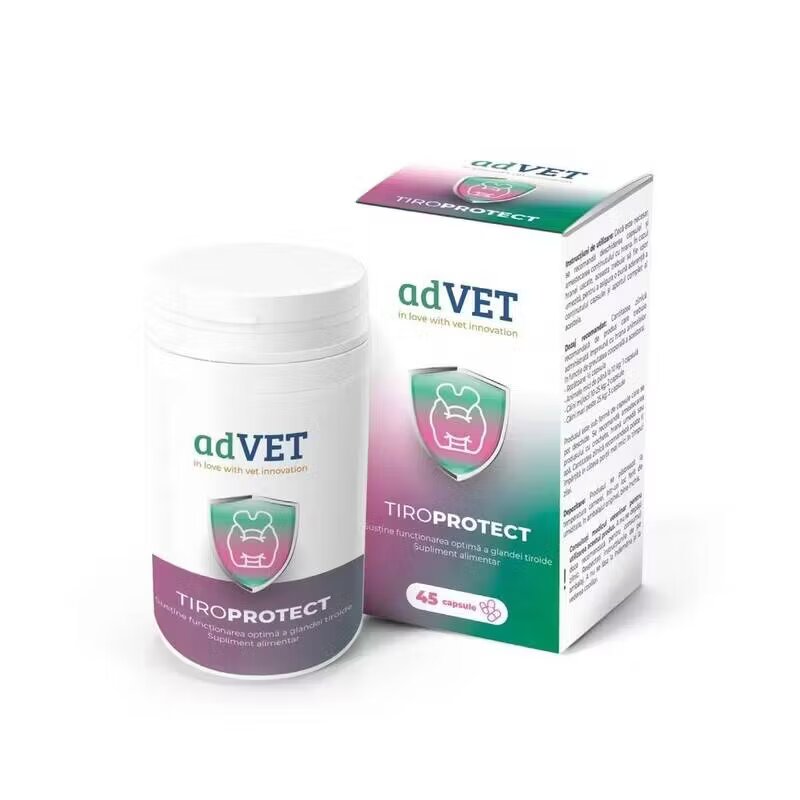 adVET Tiroprotect supliment alimentar 45 capsule