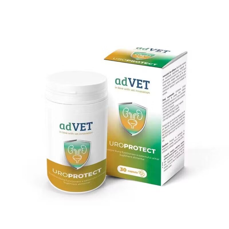 adVET Uroprotect supliment alimentar 30 capsule