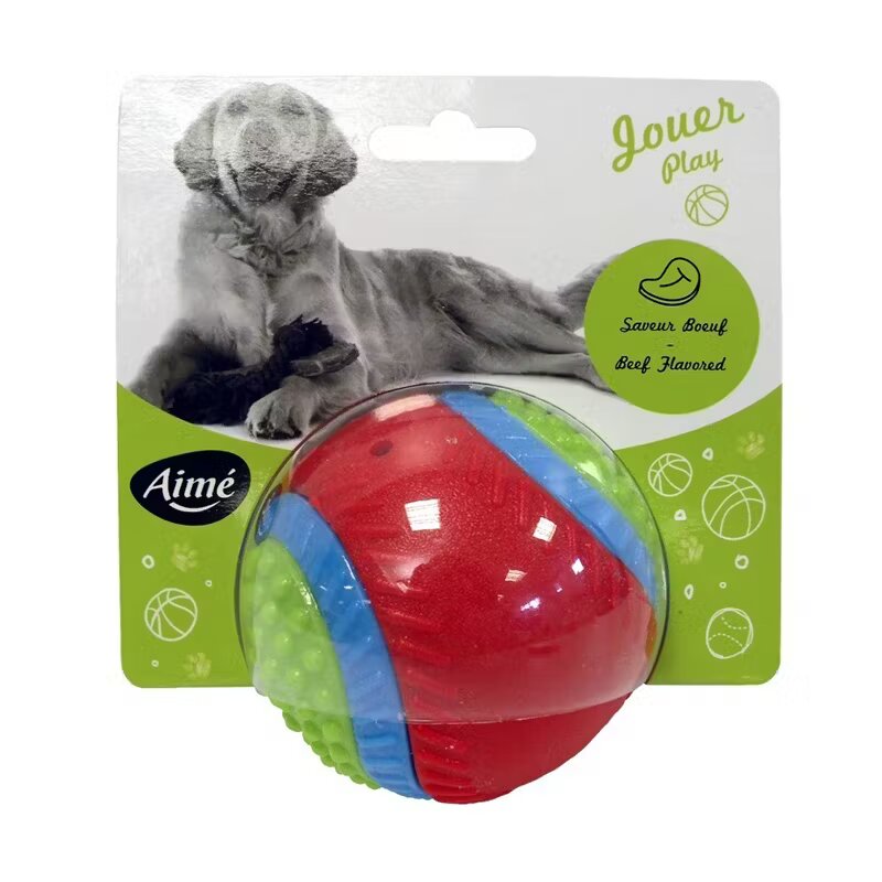 Agro Biothers Jucarie cauciuc cu aroma vita 6 cm diverse culori