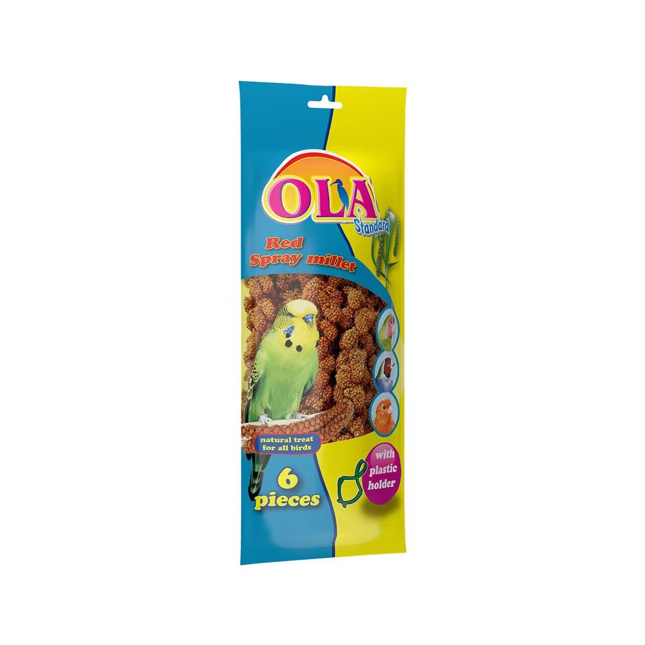Agromarket International LTD Hrana complementara pentru pasari exotice OLA Spice de Mei Rosu 140 g