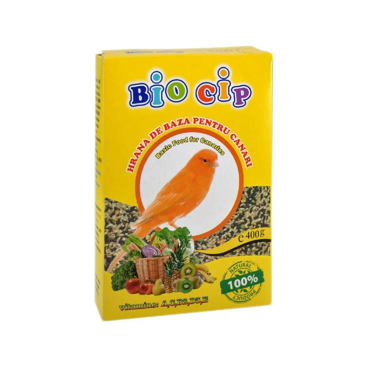 Agromarket International LTD Hrana completa BIOCIP pentru Canari 400 g