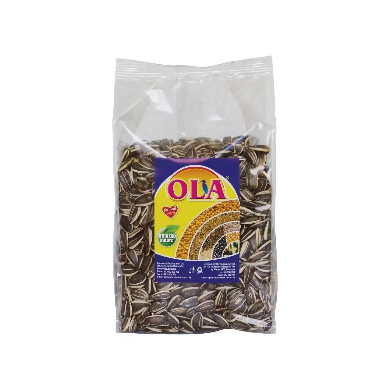Agromarket International LTD Hrana completa pentru pasari exotice OLA Seminte Floarea Soarelui Large 400 g