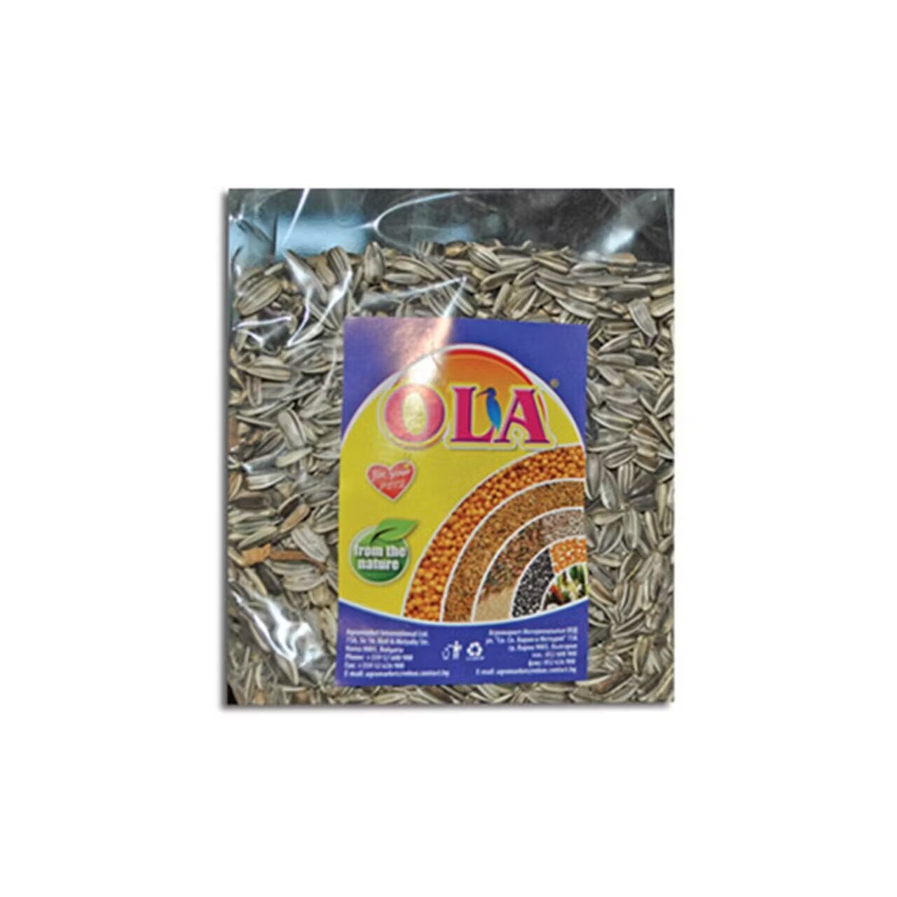 Agromarket International LTD Hrana completa pentru pasari exotice OLA Seminte Floarea Soarelui Small 500 g