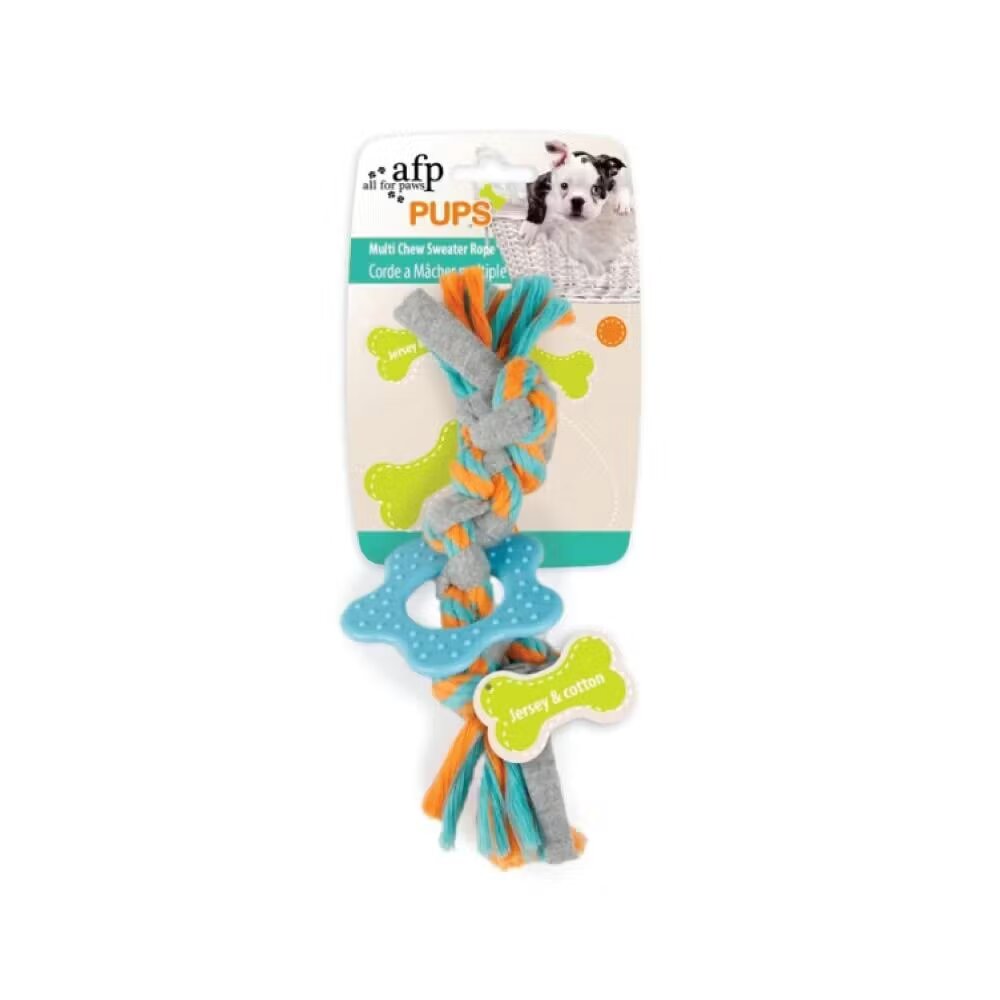All For Paws Jucarie Multi Chew Sweater Rope 19 cm