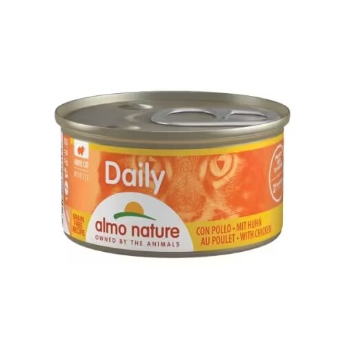 Almo Nature Hrana umeda pisici Daily Conserva Pui Mousse 85 g