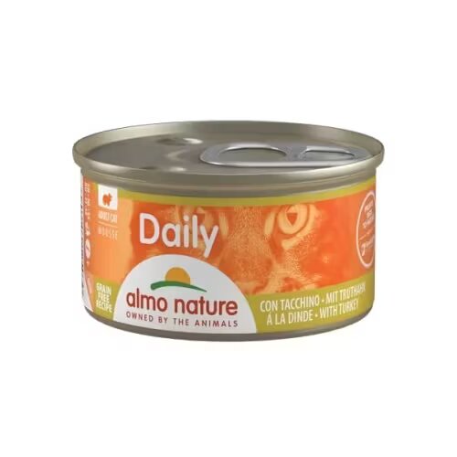 Almo Nature Hrana umeda pisici Daily Curcan Mousse 85 g