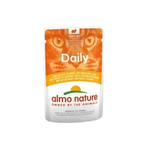 Almo Nature Hrana umeda pisici Daily Plic Pui si Somon 70 g