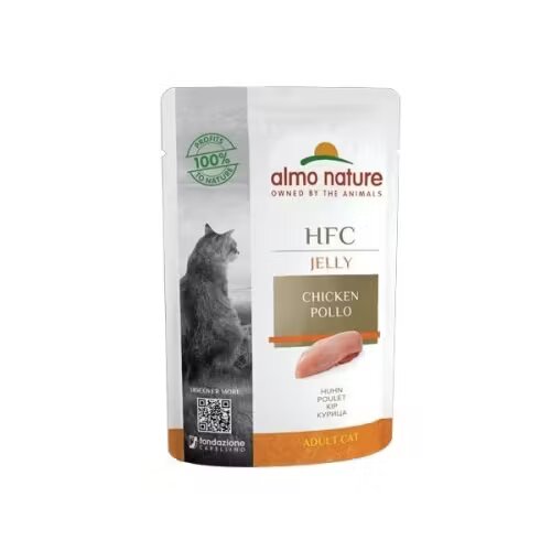 Almo Nature Hrana umeda pisici HFC Plic Jelly Pui 55 g