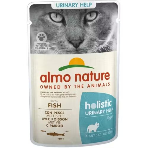 Almo Nature Hrana umeda pisici Holistic Urinary Help Plic Peste 70 g