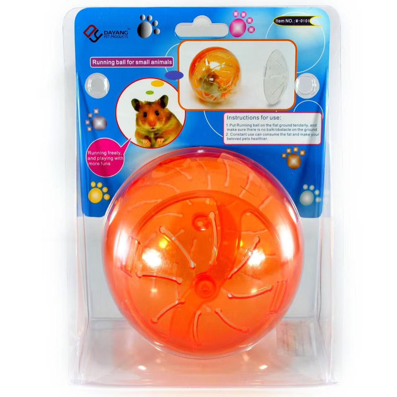 AMC Sfera Plastic Hamsteri M-0101 Color 13 cm