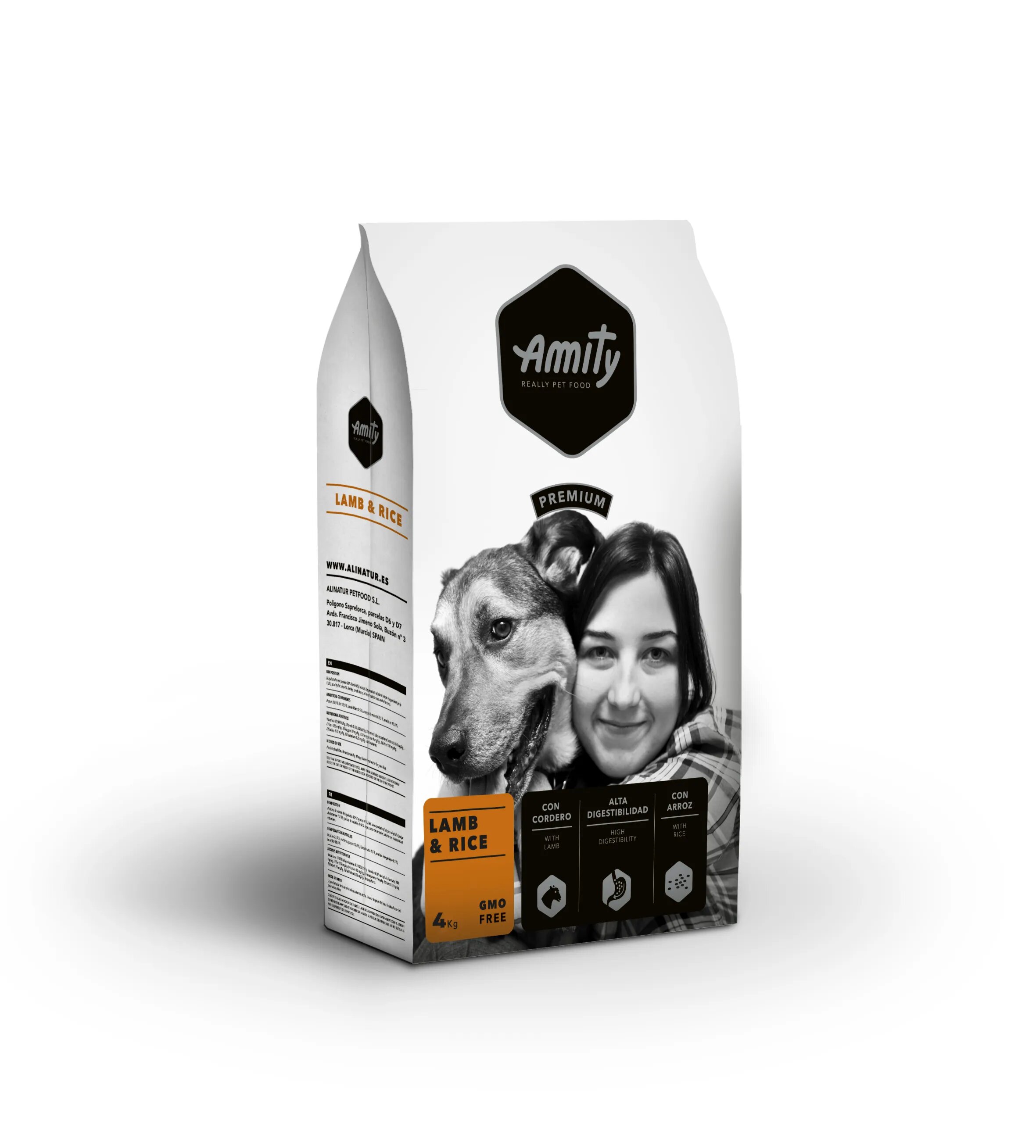 Amity Hrana Uscata Caini Premium Adult Miel si Orez 4 kg