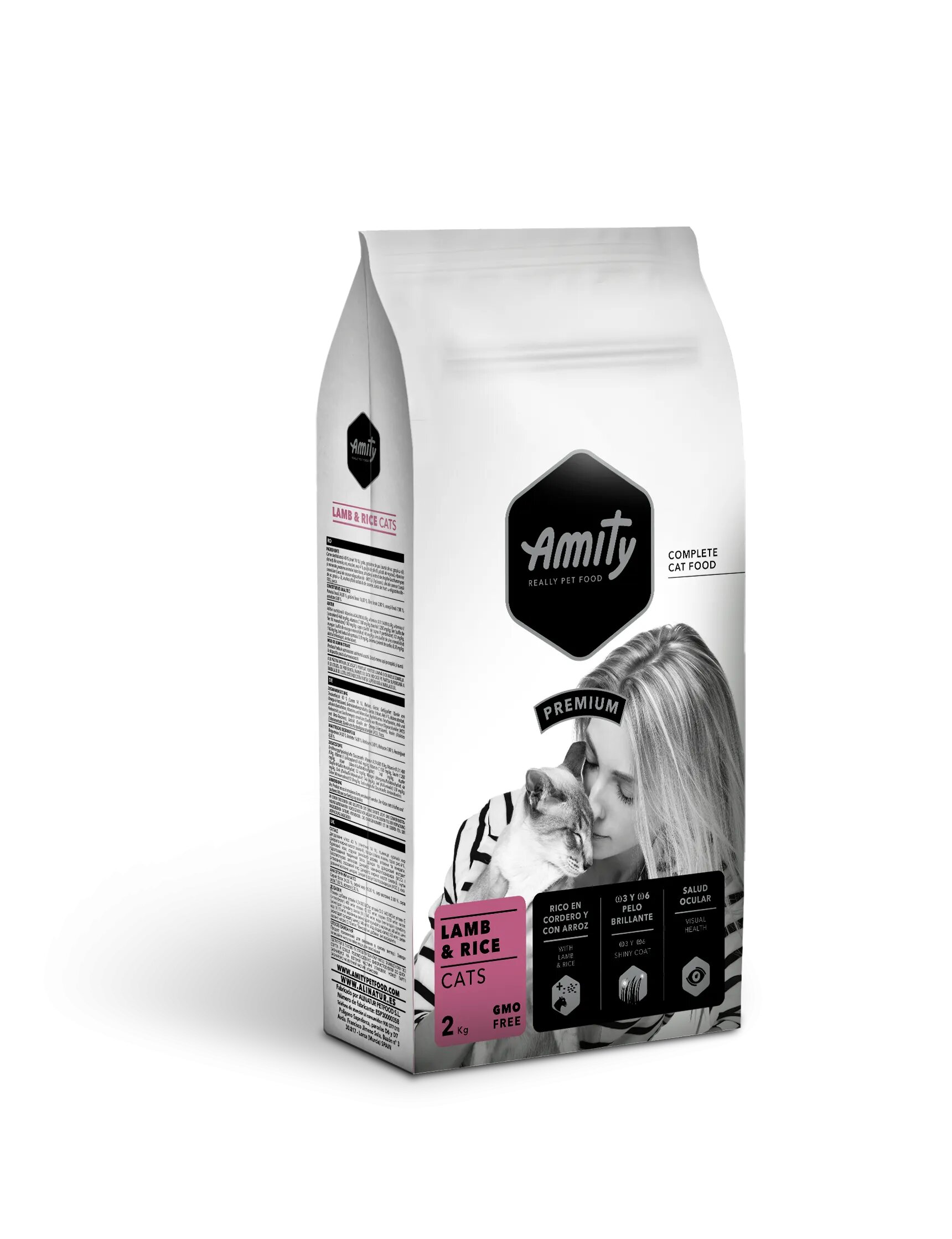 Amity Hrana Uscata Pisici Premium Cats Adult Miel si Orez 2 kg