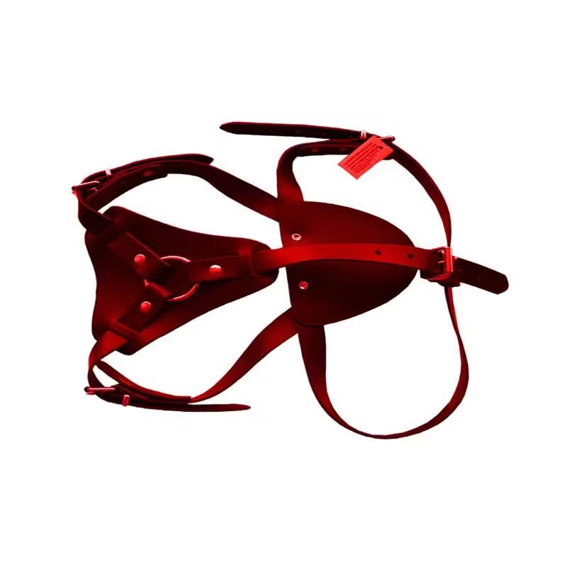 Antal Ham Piele Pentru Caini Nr.5 Sanie Rosu 70-92cm/25mm