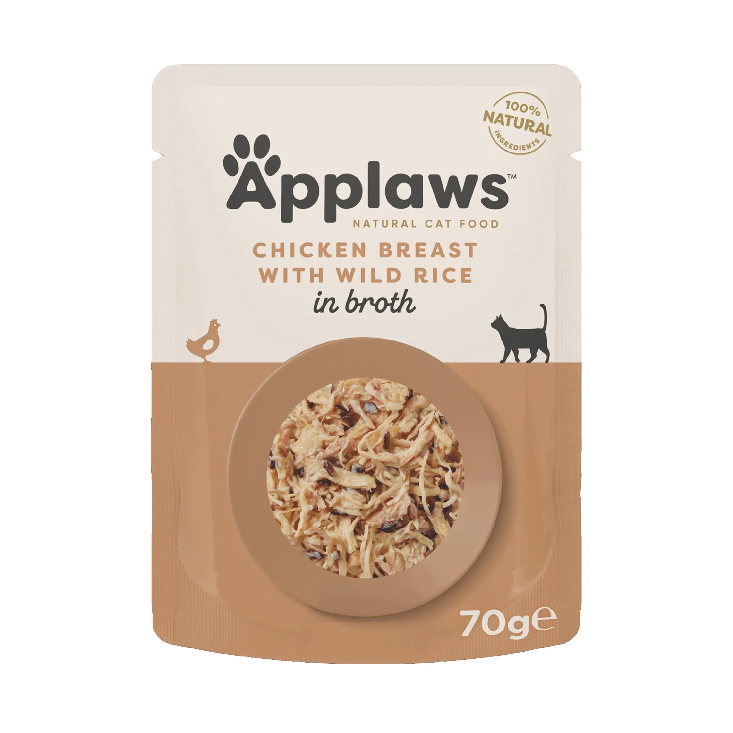 Applaws Chicken Breast with Wild Rice plic 70 g